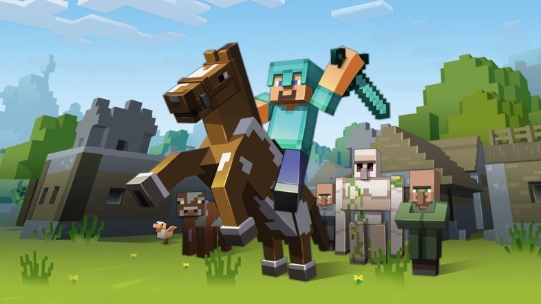 Minecraft horse image
