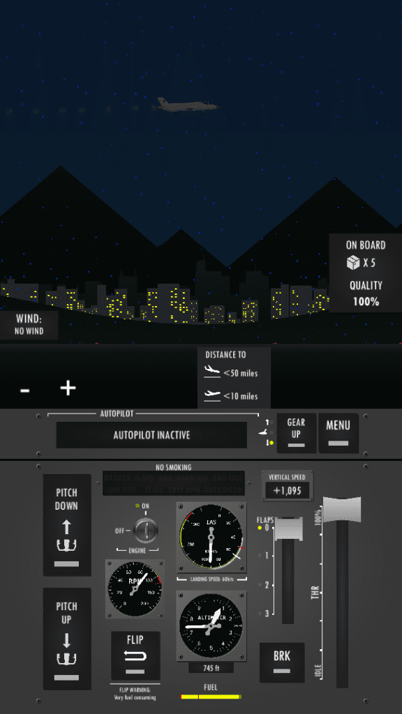 Flight simulator 2D