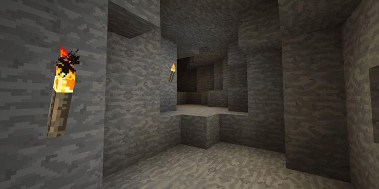 Torches in Caves