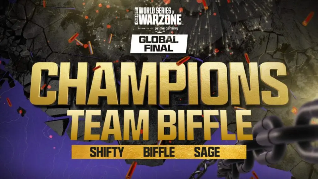 Team Biffle wins the 2023 World Series of Warzone