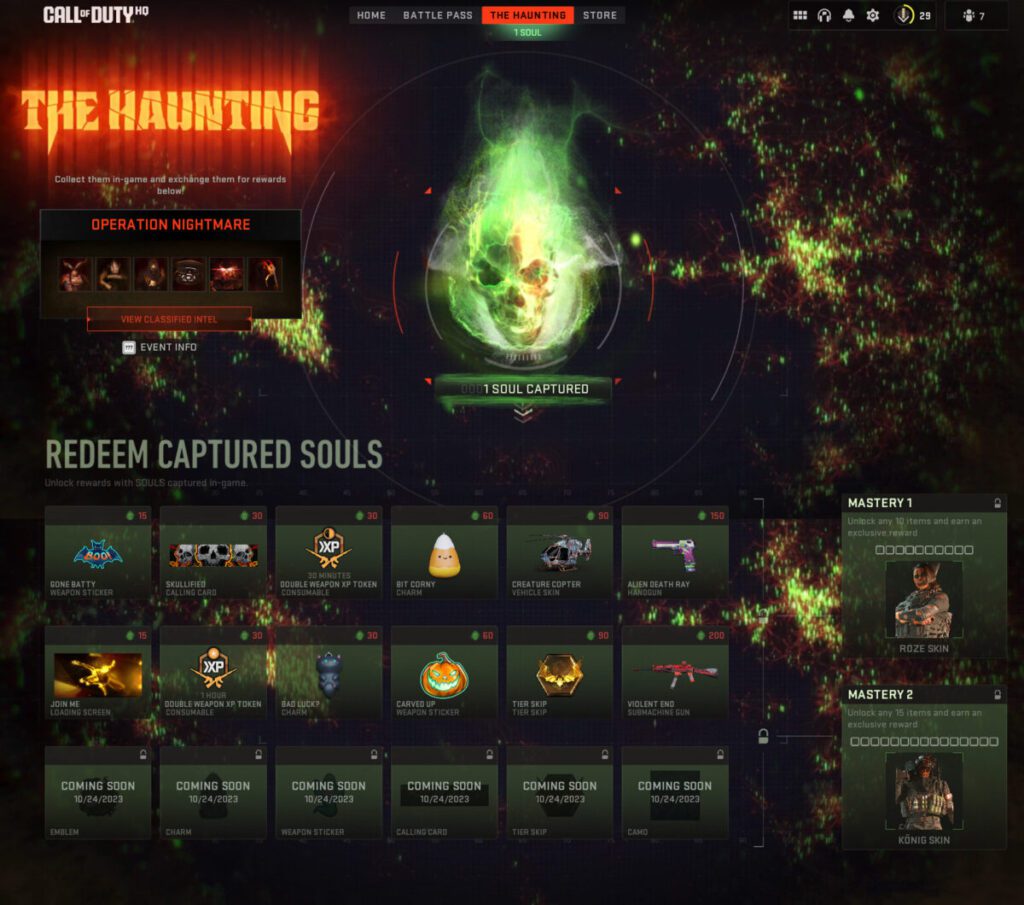 Soul Capture Event The Haunting MWII Warzone