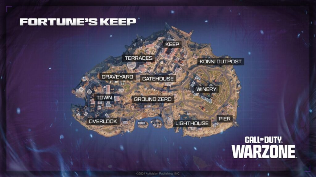 Fortune's Keep Tac-map