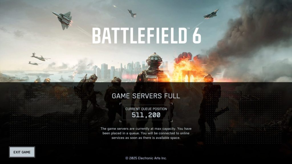 Battlefield 6 Server Queue